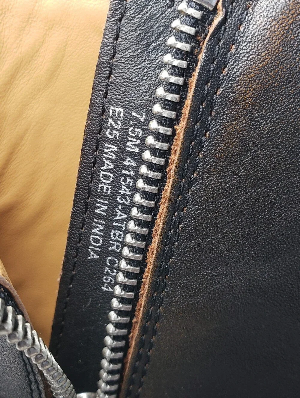 Frye SINGLE RIGHT BOOT ONLY Brown Leather Harness REPLACEMENT AMPUTEE